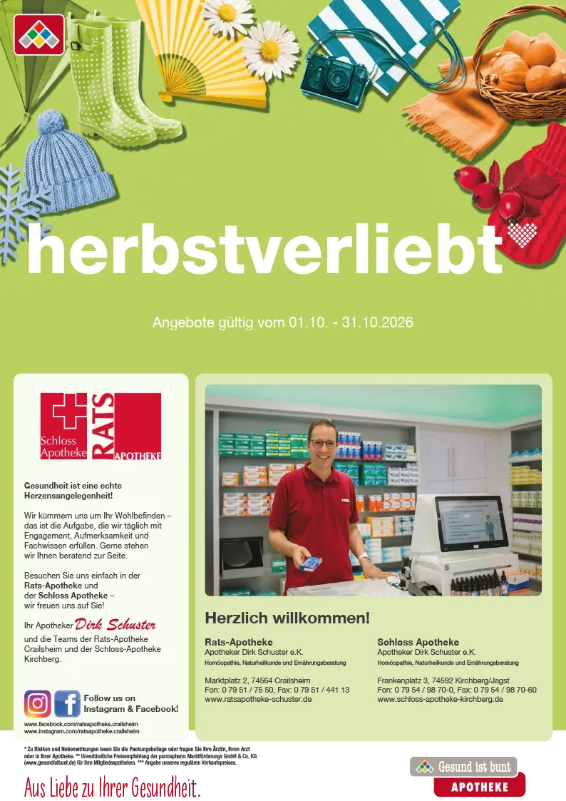 Flyer mit Oktober-Angeboten