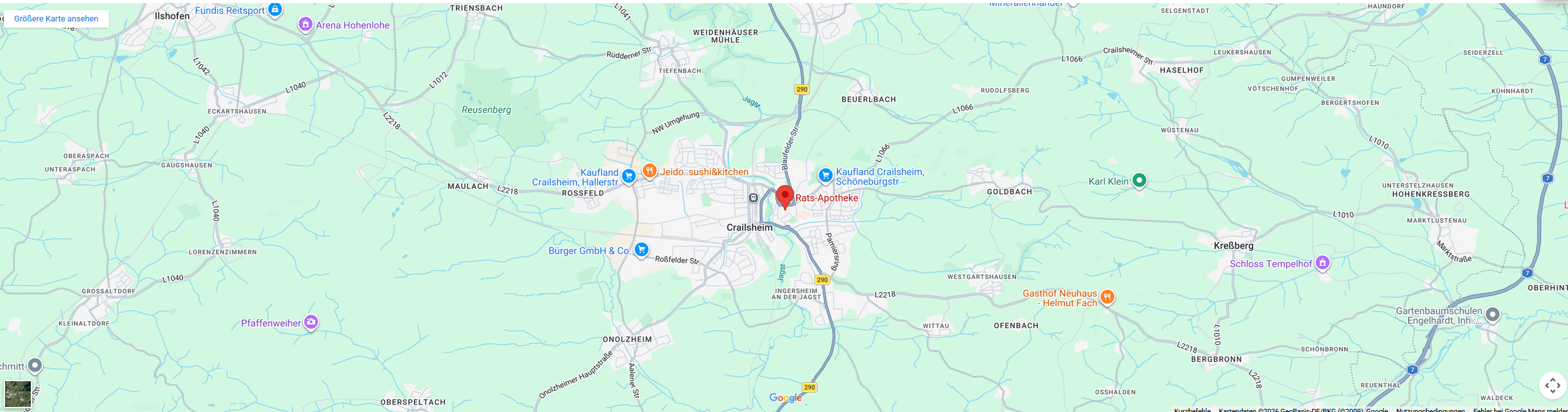 Kartenausschnitt